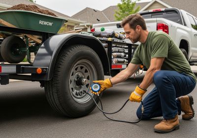Checking Trailer Tire Pressure