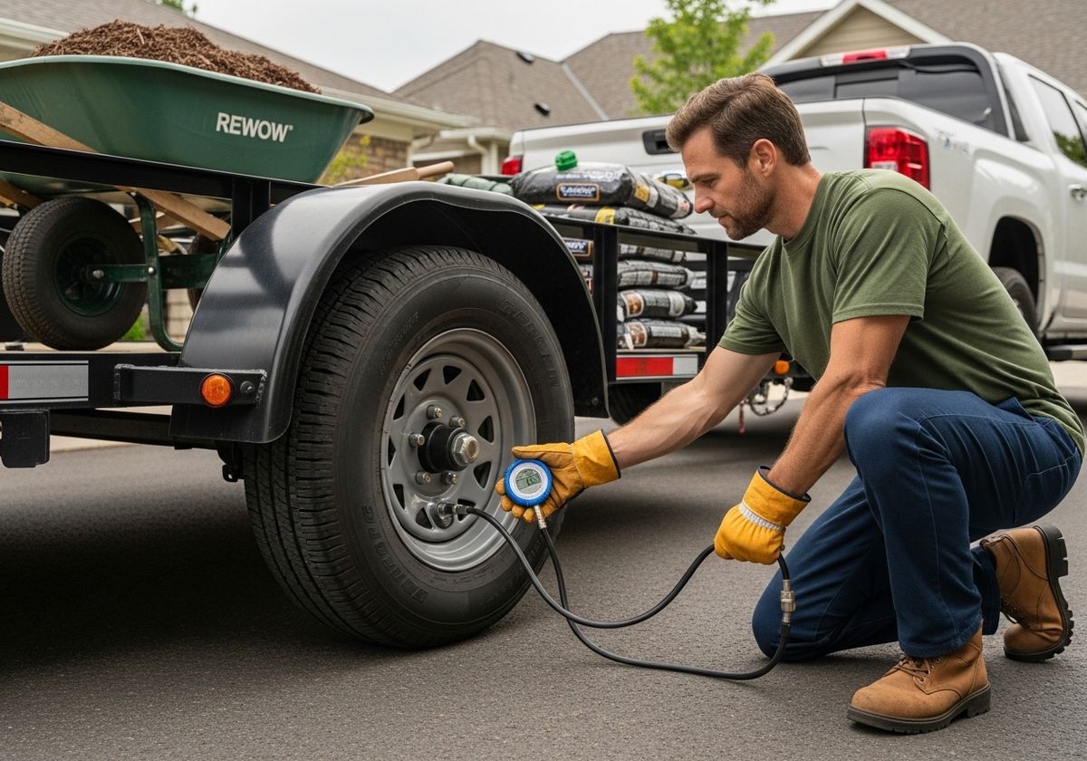 Checking Trailer Tire Pressure