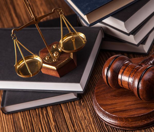 Image of scales of justice and a gavel