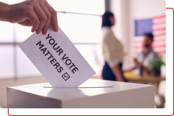 Your vote matters note