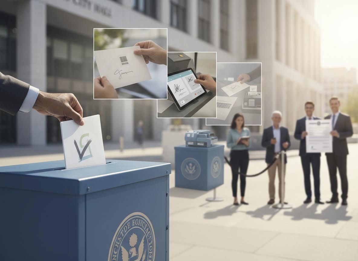 Secure Voting and Digital Verification Process