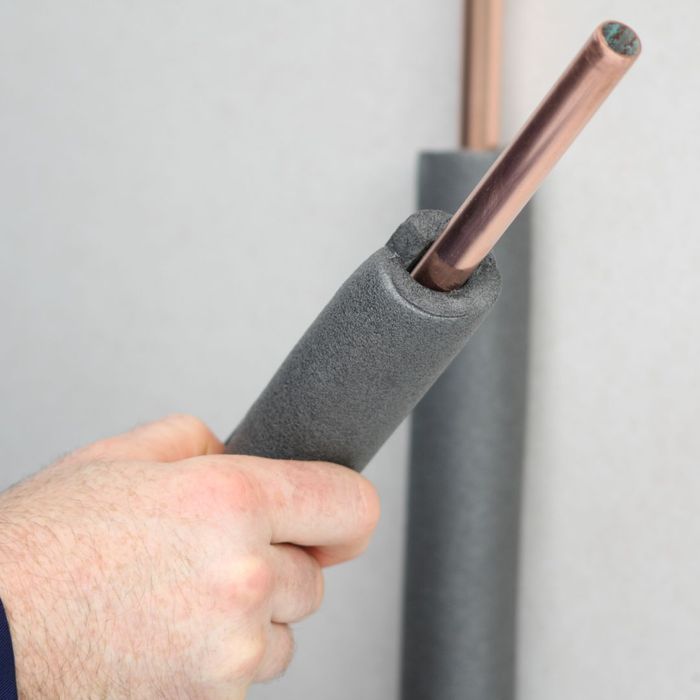 insulating a copper pipe