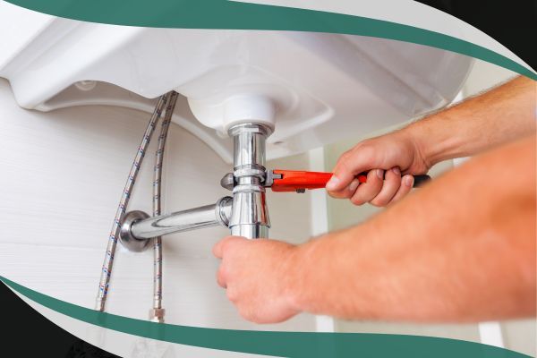 residential plumber working