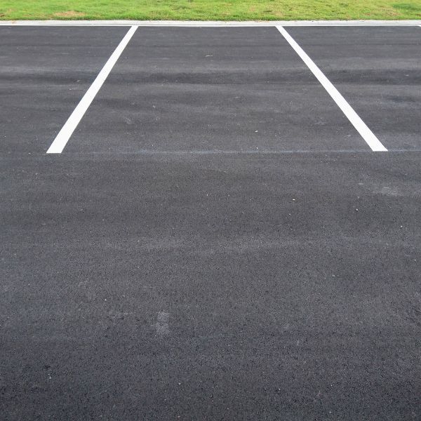 A parking lot 