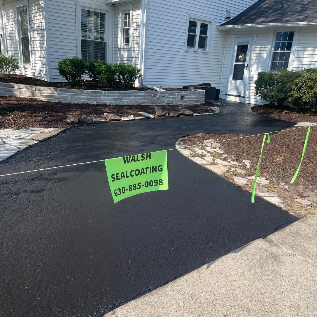 Walsh Sealcoating paved driveway