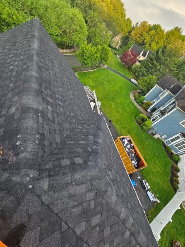 Architectural shingle roof replacement in Southborough MA