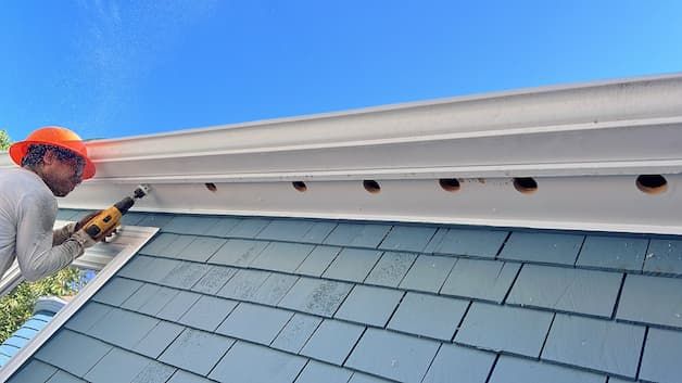 Roof Installation with Soffit and Fascia replacement in Newton MA