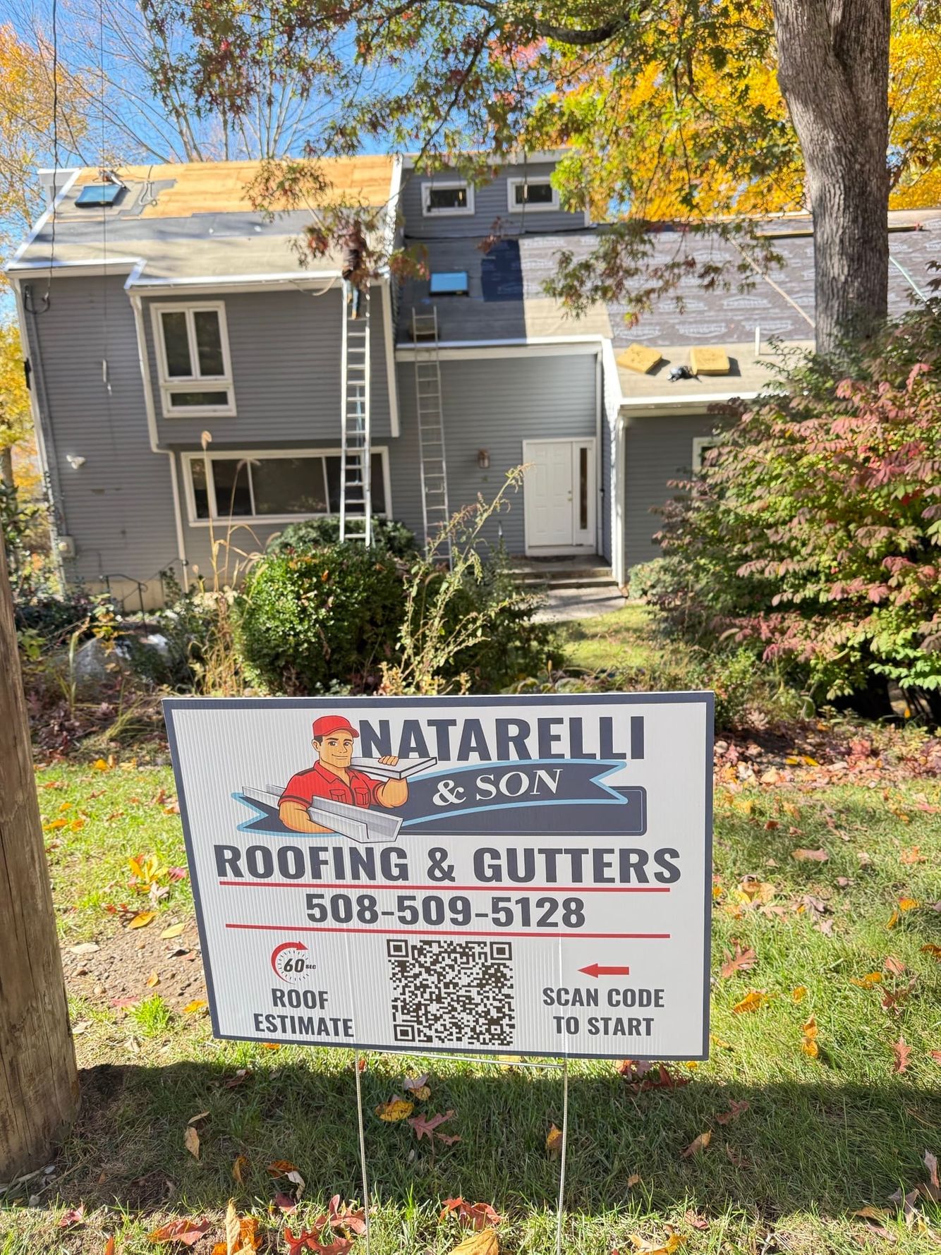 New asphalt roof and skylights in Dover, MA