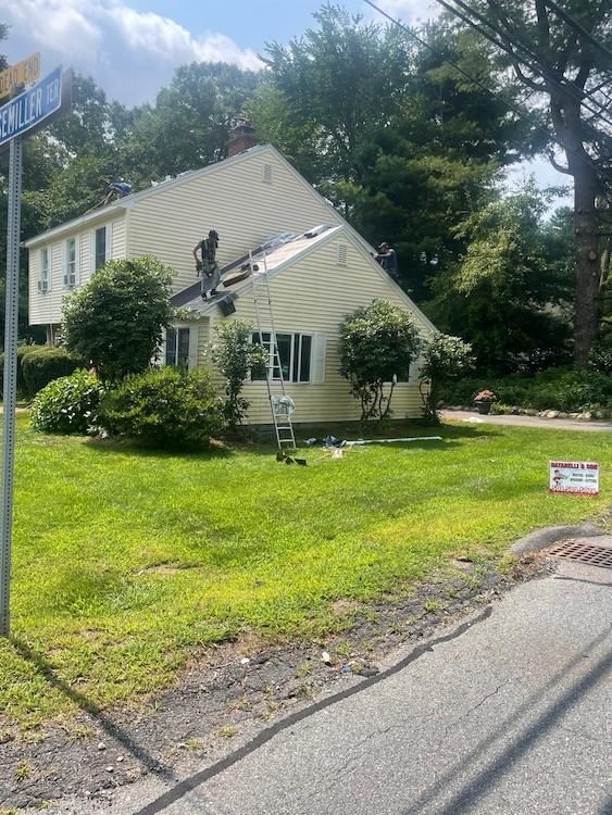 Roof replacement by Natarelli & Son Roofing and Gutters in Framingham MA