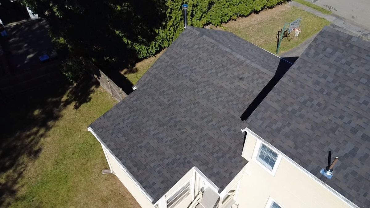 completed architectural roof in natick ma