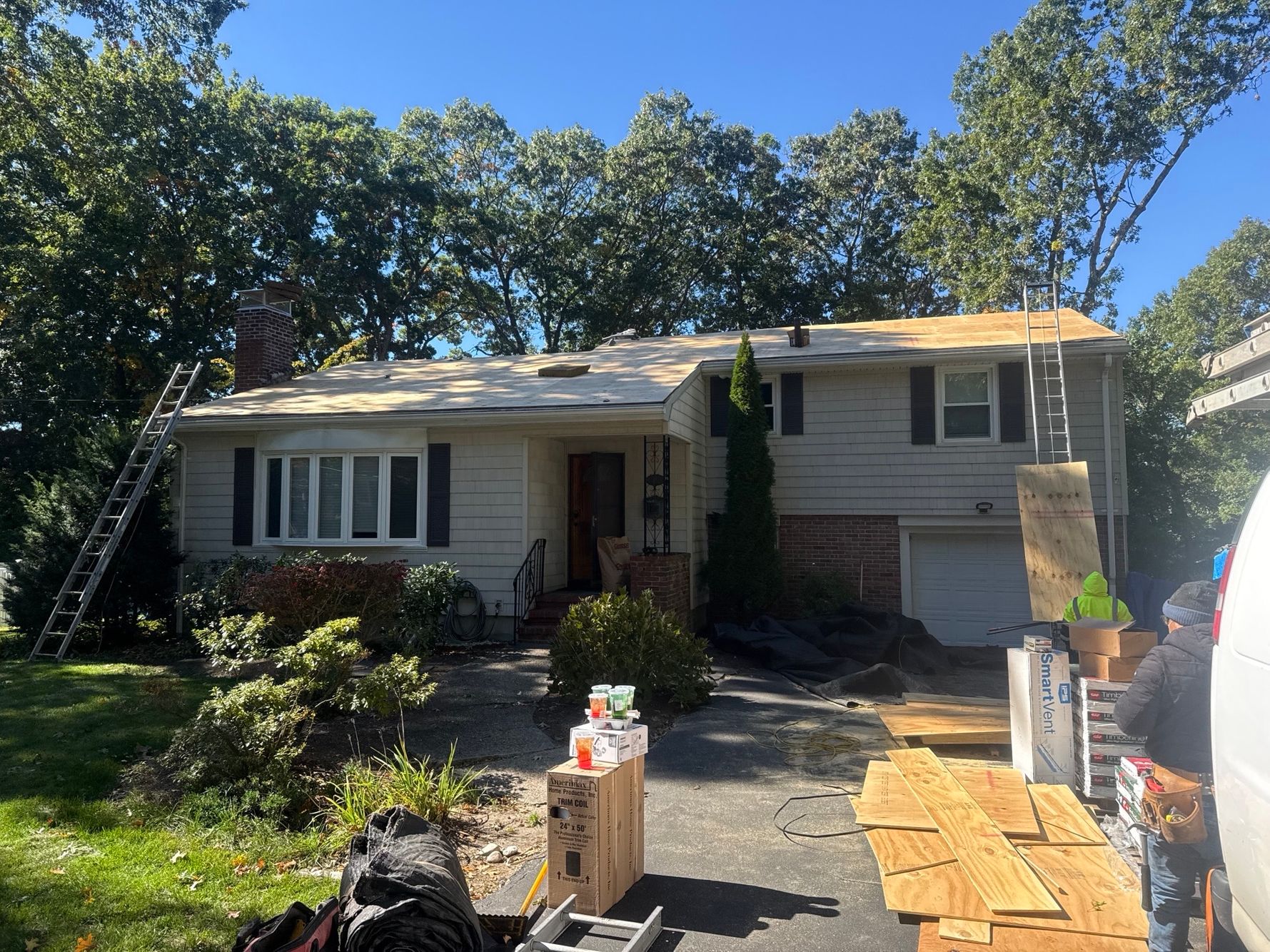 Architectural roof replacement Norwood MA
