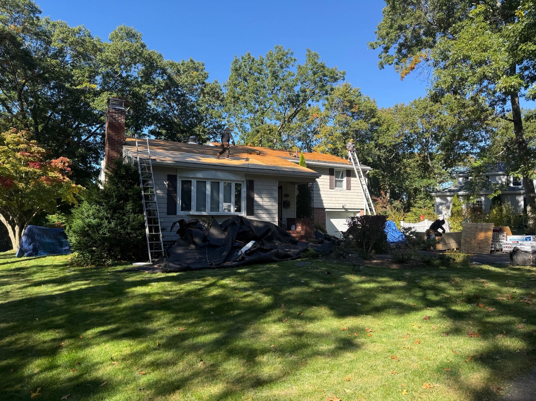 Roof decking installation