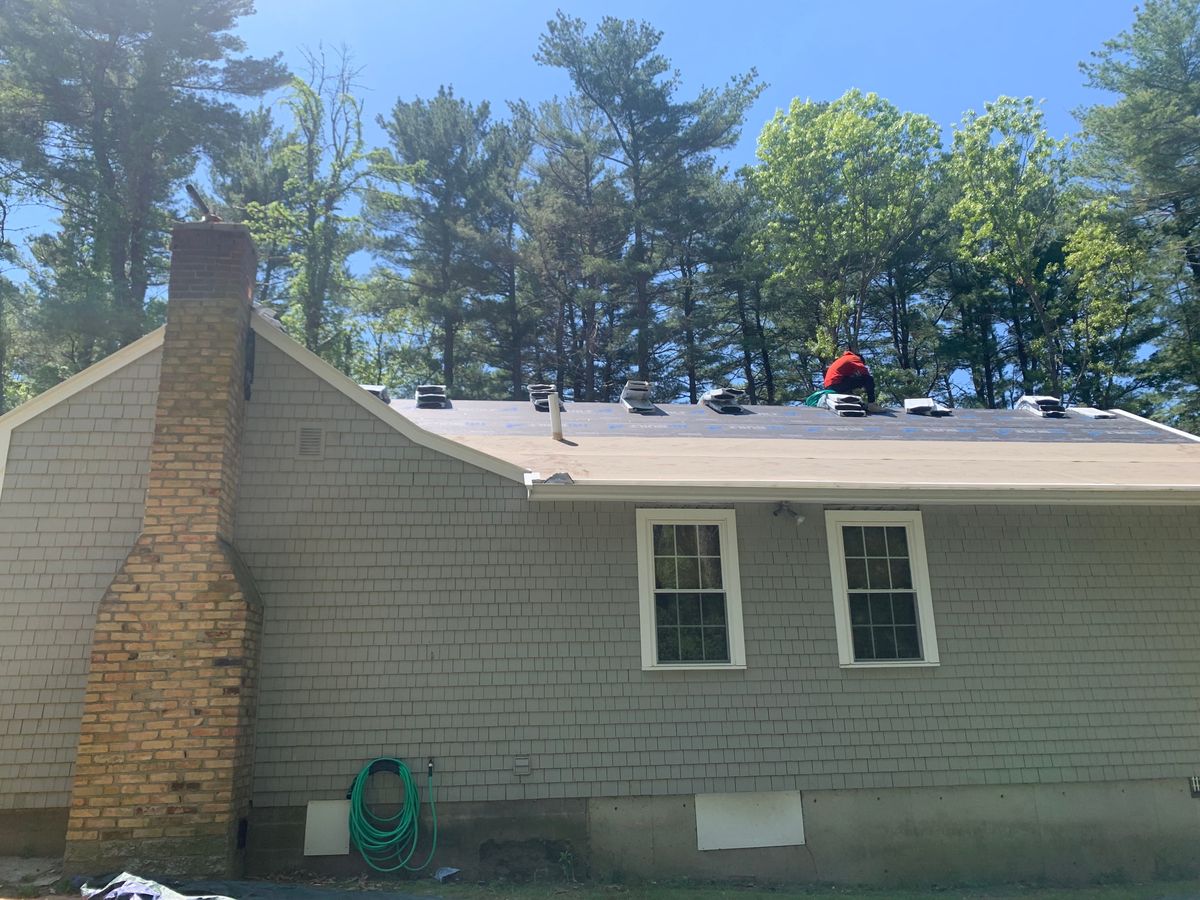 Roof installation process Framingham, MA