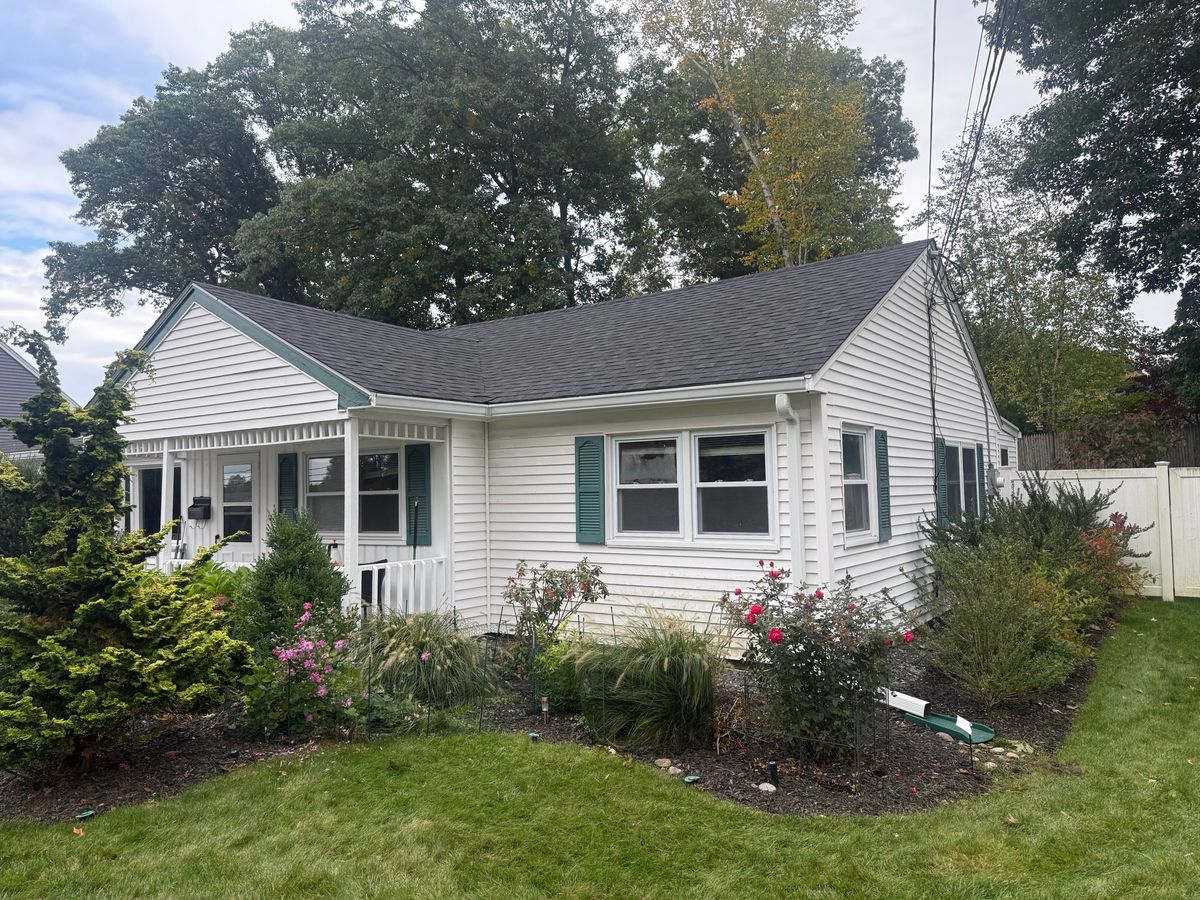 Achitectural roof installation by Natarelli & Son Roofing and Gutters in Natick MA