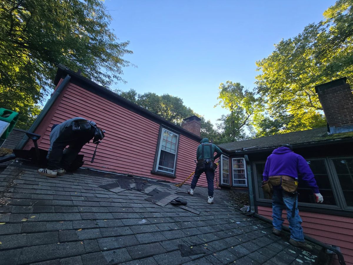 installing new roof in Wayland MA