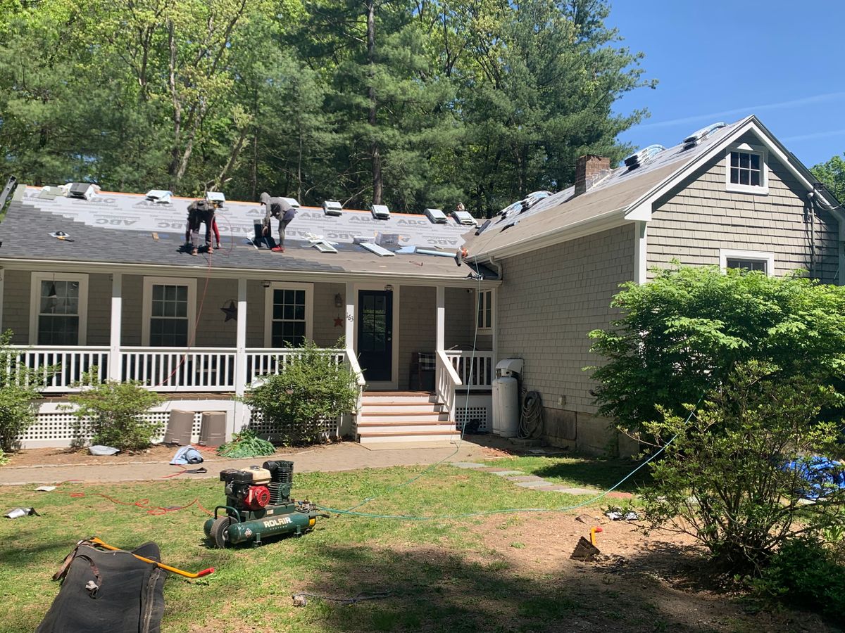 Architectural Roof replacement in Framingham, MA