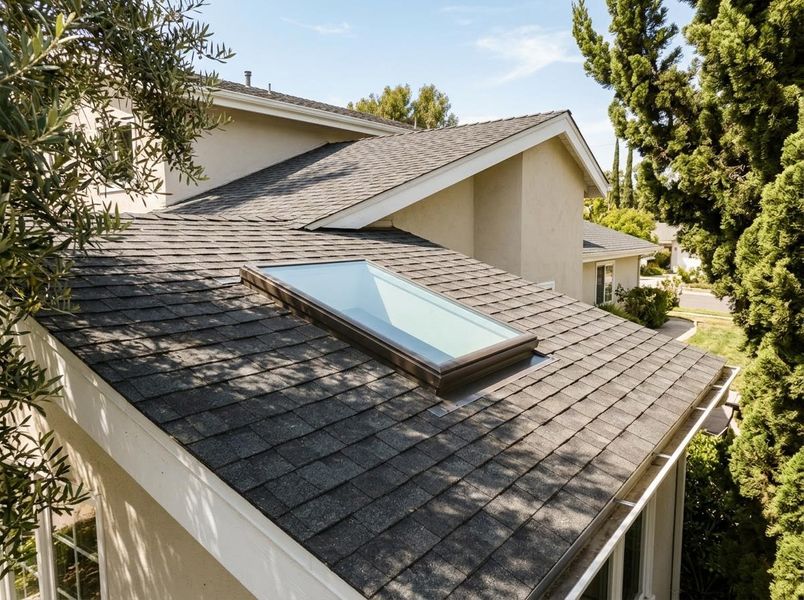 skylight on a roof