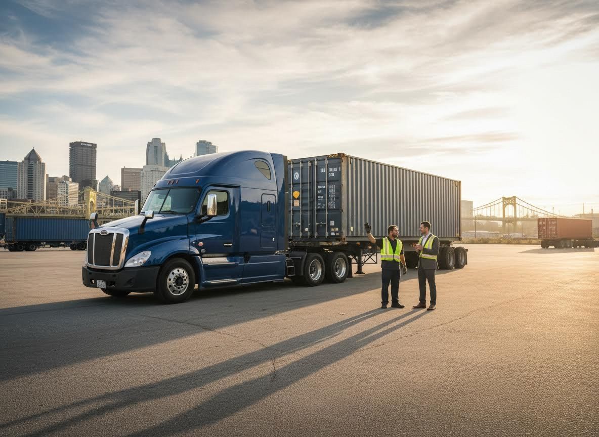 Logistics Discussion by Semi-Truck
