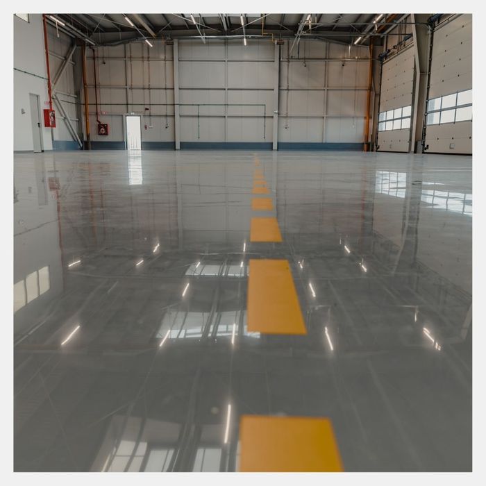 epoxy coating in commercial garage