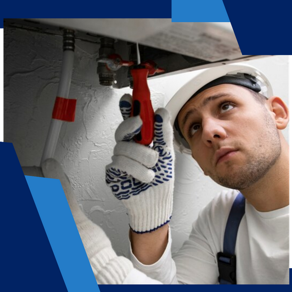 plumber making a repair