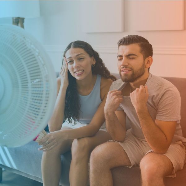 couple overheating