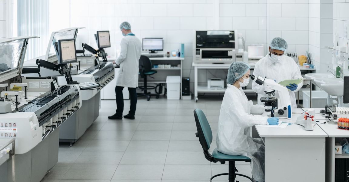 Phamacists in their lab