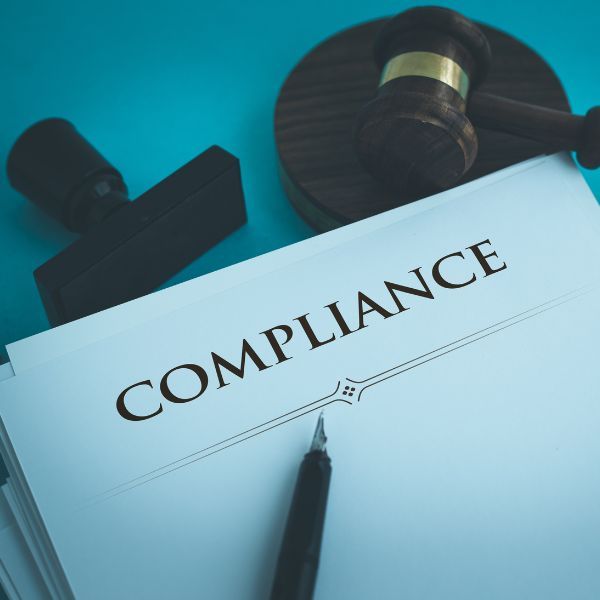 a page that says compliance