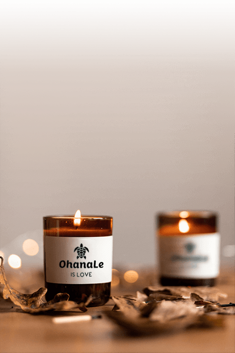 ohanale candles burning