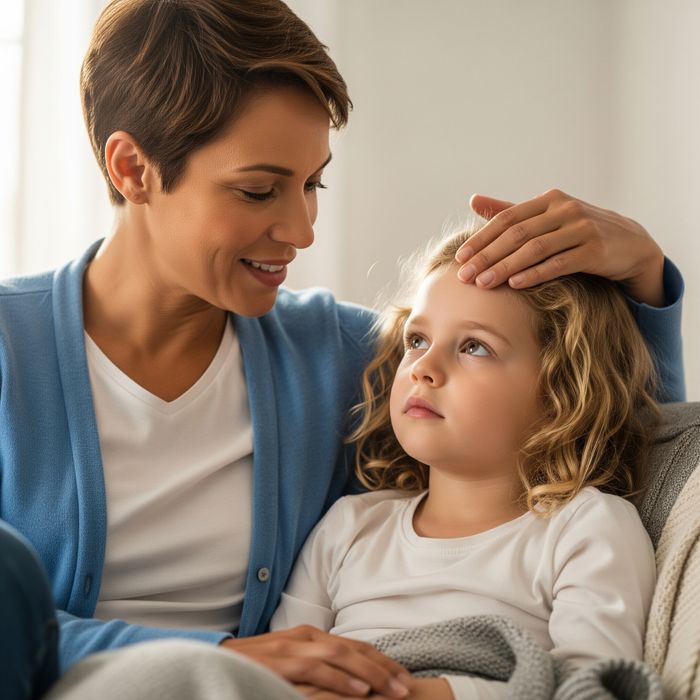 image of a mother and child