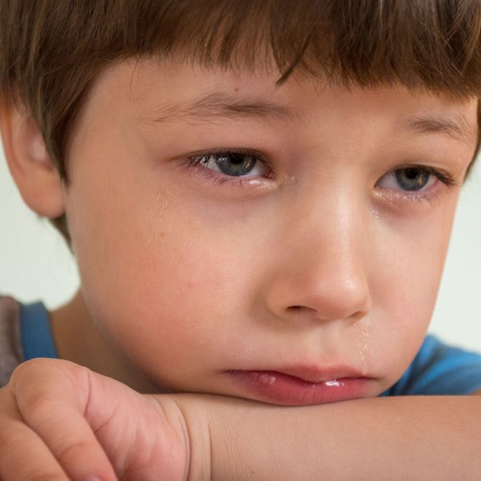 A sad child