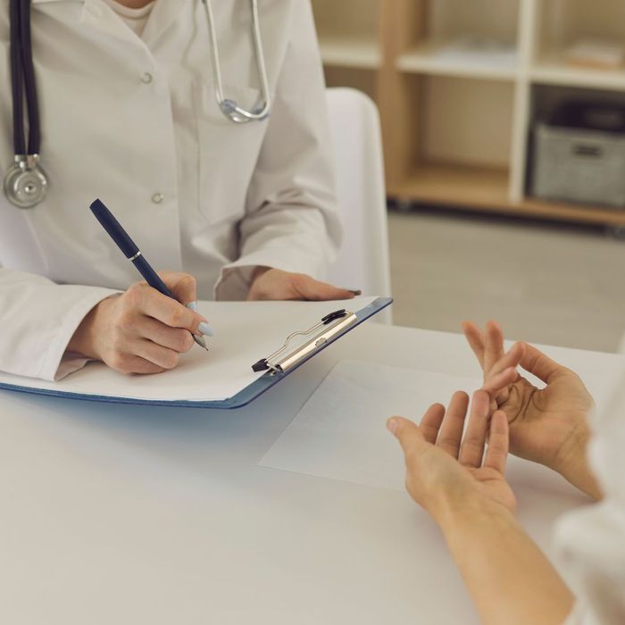 Speaking to a doctor