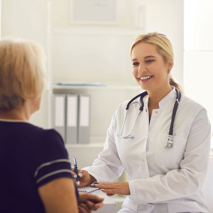 Women speaking to a doctor