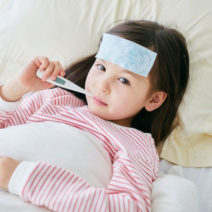 A young sick girl
