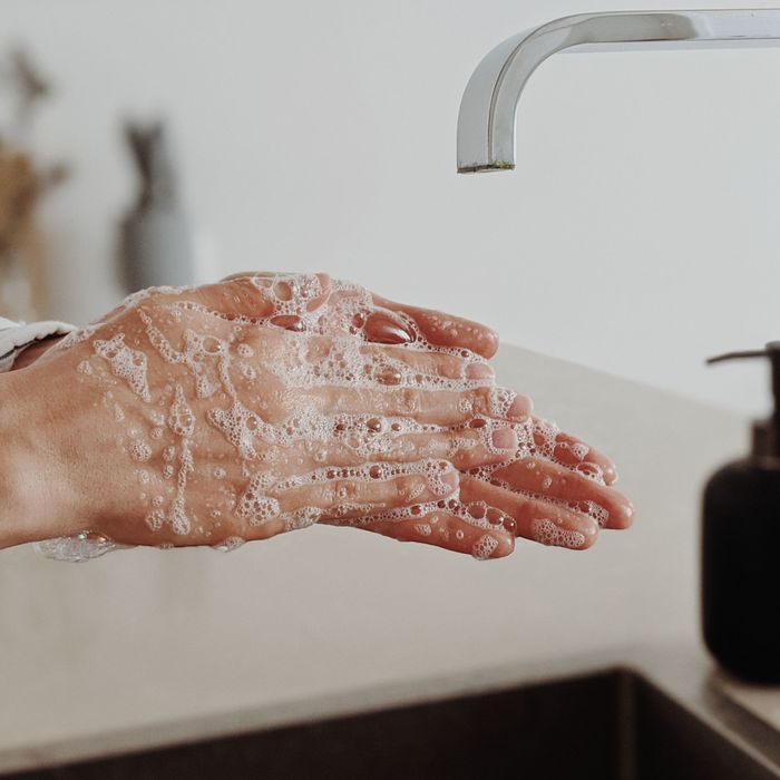 Washing hands