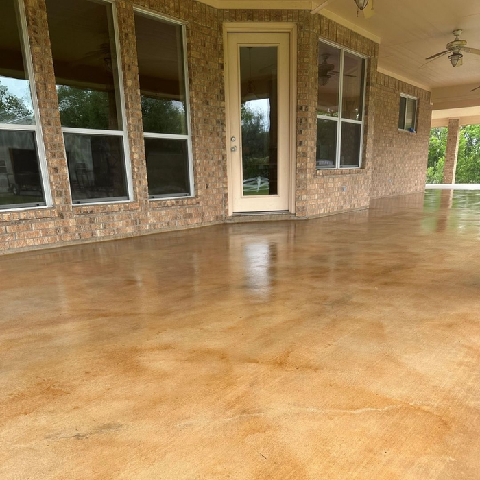 A stunning outdoor space with durable concrete