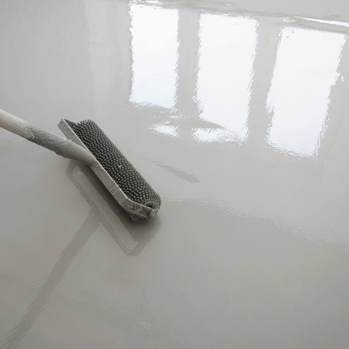 epoxy floor coating application