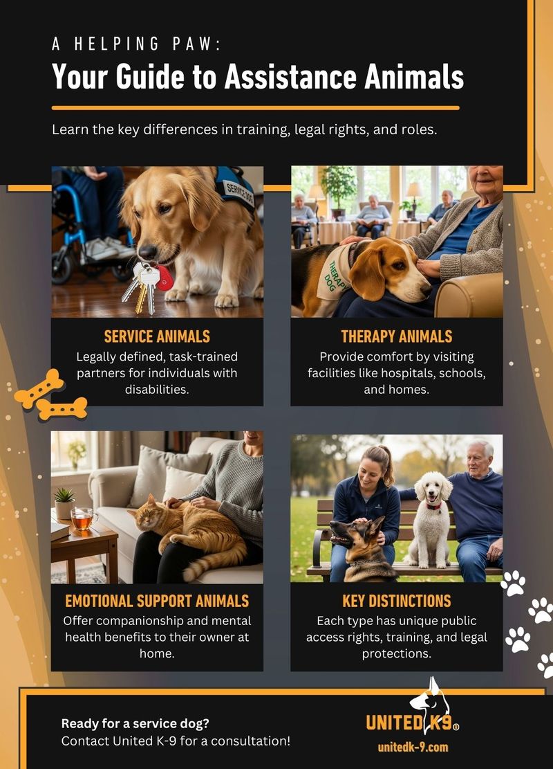 infographic to Learn the key differences in training, legal rights, and roles