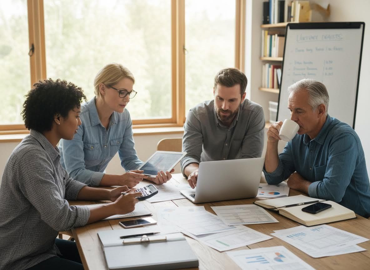 Diverse Team Collaborating in Office