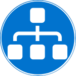Organizational chart icon