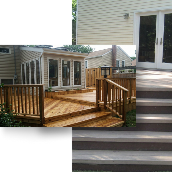 Remodeled wood patios