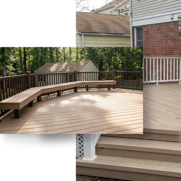 Clean patio deck