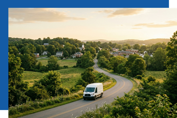 Service van in North Carolina