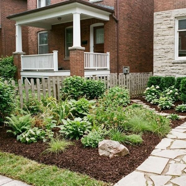 house with overgrown shrubs