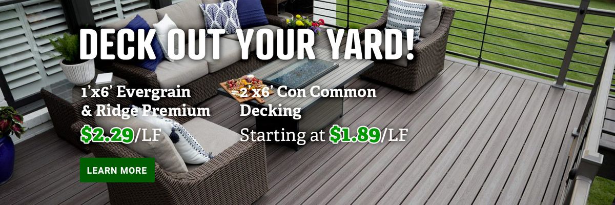 Deck out your yard