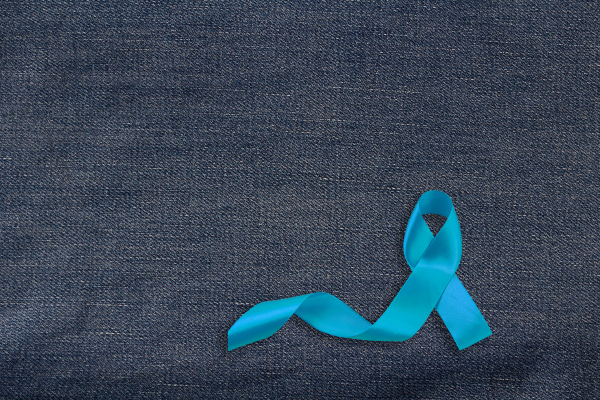 prostate cancer ribbon. 