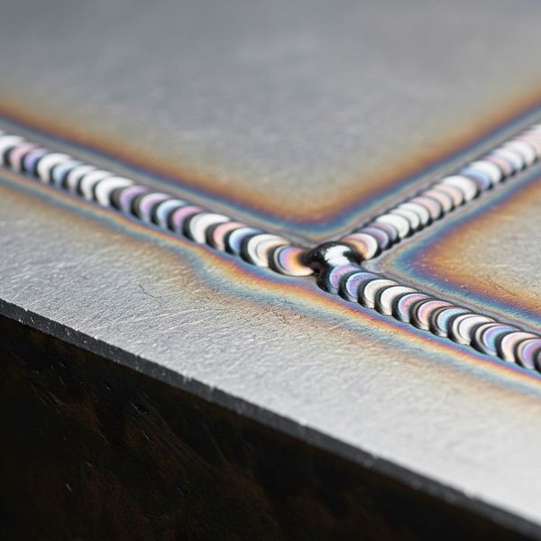 A clean, strong weld seam reinforcing a metal part, extending the asset's lifespan.