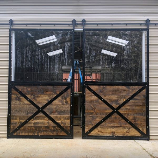 barn doors fabricated by Imagination Fabrication barn doors fabricated by Imagination Fabrication