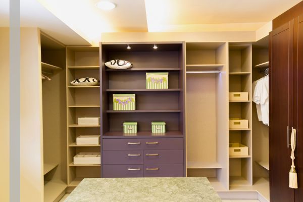 A custom master closet