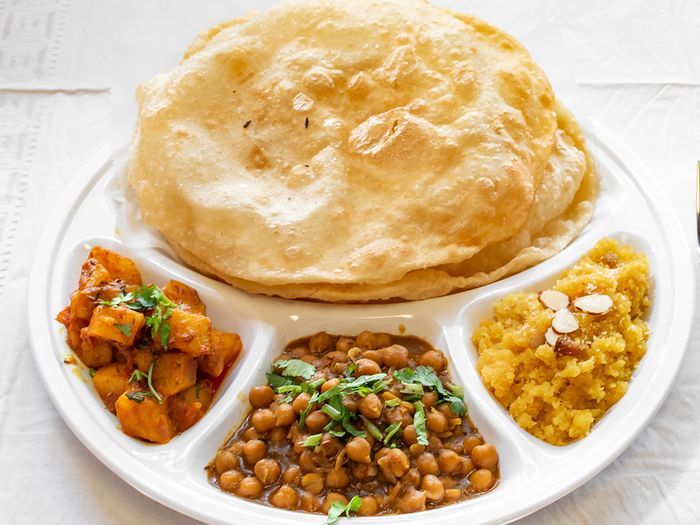 Desi Breakfast Club offers Halwa Puri