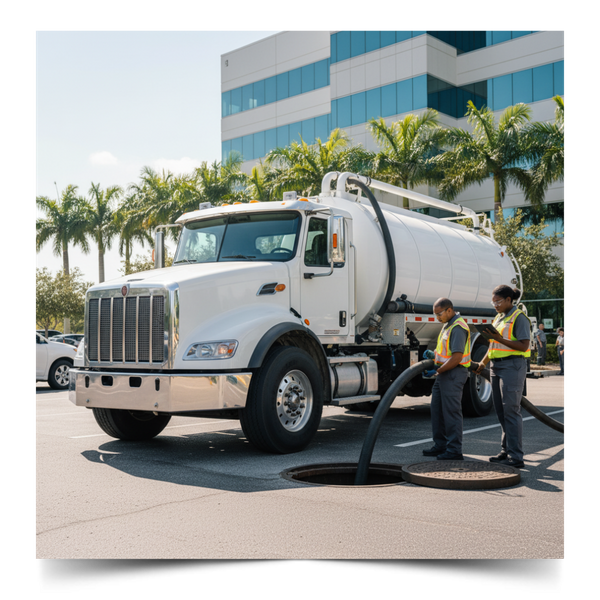 Commercial septic cleaning 